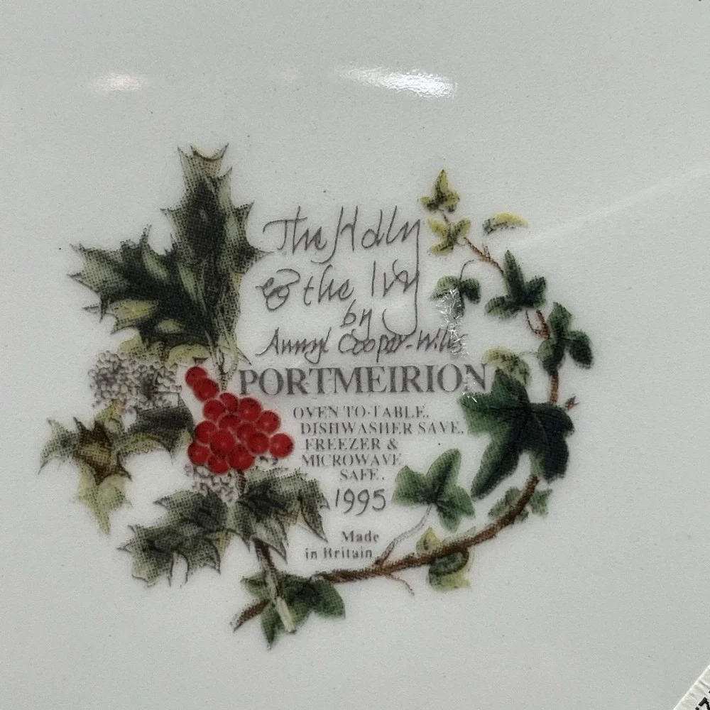 Vintage Portmeirion The Holly‎ and the Ivy 10